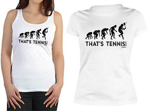Tennis Damen Shirt Trägershirt Tennis lustige Sprüche Tennisshirt Sportshirt 