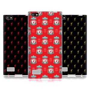 LIVERPOOL FC LFC CREST & LIVER BIRD PATTERNS SOFT GEL CASE FOR BLACKBERRY PHONES - Picture 1 of 10
