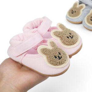 Cute Gift Newborn Baby Boy Girl Crib Shoe Infant Child Rubber PreWalker Trainers