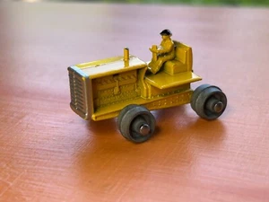 Matchbox Lesney # 8a Caterpillar Tractor VNMint gelb grau Metallrollen - Bild 1 von 4