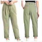 GAP The archive re-issue pleated fit khakis, Olive, Women's Size 10