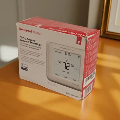 Honeywell T6 Pro Z-Wave Thermostat TH6320ZW2007 Open Box SHIPS QUICK! - Image 1 of 4