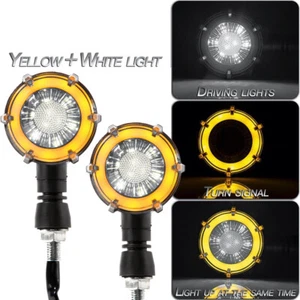 Luz de señal de giro LED de freno de bala para motocicleta Harley Sportster XL 883 1200 - Imagen 1 de 12