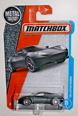 Matchbox MBX 20/125 - 2008 LOTUS EVORA - MATTE BLACK - Image 1 of 2