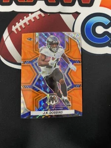 JK Dobbins 2022 Panini Mosaic Reactive Orange Prizm Parallel Baltimore Ravens - Bild 1 von 2