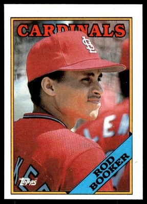 1988 Topps Rod Booker St. Louis Cardinals #483 - Image 1 of 2
