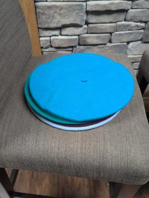 Vintage Lot (4) Kangol Tam/Beret Made In England Green Blue Maroon Light Blue - Image 1 of 4