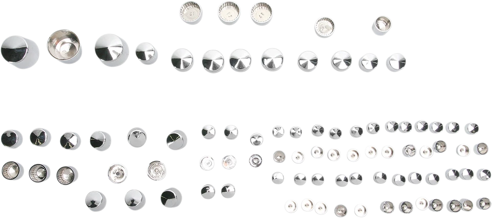 Drag Specialties Chrome Standard Bolt Cover Kit 00-06 Harley Softail FLST FXST - Изображение 1 из 1