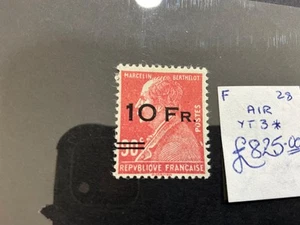 France 1928 SG 464Air Overprints MNH VERY SCARCE signed 2 times mint a948 - Imagen 1 de 3