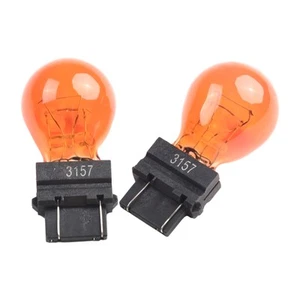 Clear and Amber 3157 Brake Light Bulbs 10 Pack Quartz Glass High Performance - Picture 1 of 36