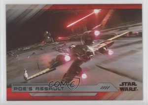 2018 Topps Star Wars: The Last Jedi Series II Silver 17/25 Poe Dameron #5 2k3