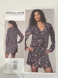 Vogue 1226 V1226 Sewing Pattern Rebecca Taylor Dress UC FF Size 14 16 18 20 - Foto 1 di 10