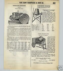 1939 40 Paper Ad Jumbo Hat & Miss Gas Gasoline Engine Concrete Mixer 2 4 Wheel