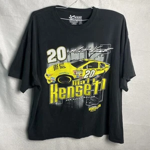 Matt Kenseth Black T-shirt NASCAR Toyota Joe Gibbs Racing Mens Size 2XL - Picture 1 of 14