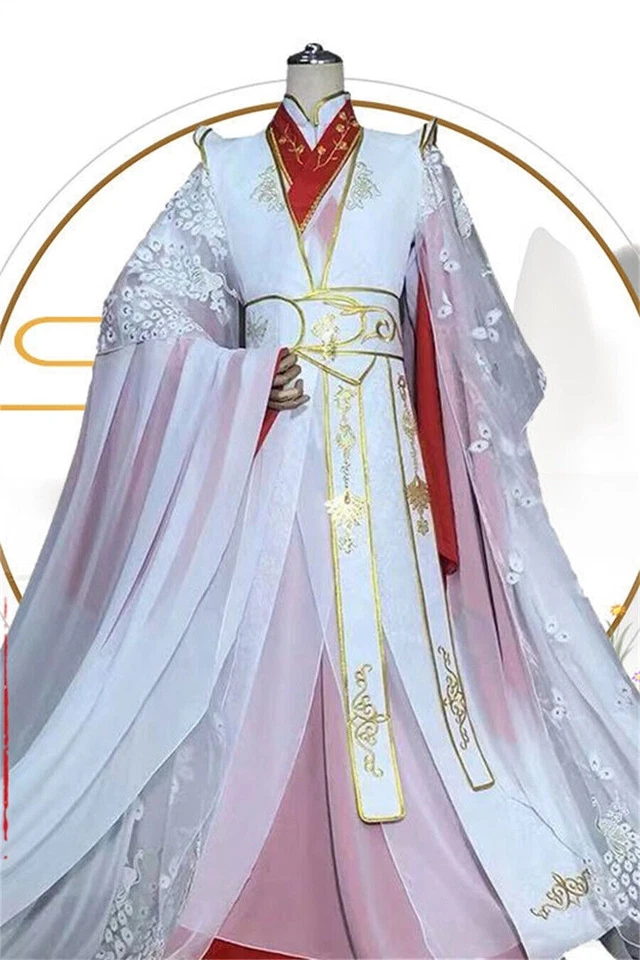 TGCF Cielo Oficial Bendición Xie Lian Juegos con disfraces Ropa Disfraz Botas Conjunto Máscara  Foto 1 de 4