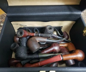 24 Vintage Smoking Pipes Lot Kaywoodie, Brompton, Never Wet, De lune, L. Select - Bild 1 von 6
