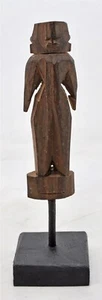 Antique Wooden God Krishna Idol Figurine Statue Original Old Hand Carved - Picture 1 of 6