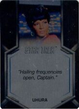2019 Star Trek Inflexions Expressions Of Heroism E5 Lt. Uhura 098/150 Metal Card