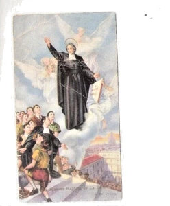 ANTICO SANTINO di SAN GIOVANNI BATTISTA DE LA SALLE - HOLY CARD - Picture 1 of 1