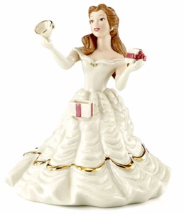 Lenox Disney Belle's Birthday Surprise Beauty & Beast Figure 5-1/8"H 853107 New - Picture 1 of 2