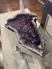 Large Natural Amethyst Crystal Geode Cluster Gallery Stone 4?X2.5? 300+ Lbs