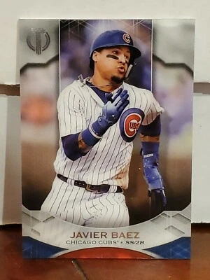 JAVIER BAEZ - 2019 Topps Tribute Baseball Chicago Cubs- #38 - Image 1 of 2