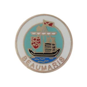 Beaumaris Wales Small Pin Badge - Picture 1 of 3