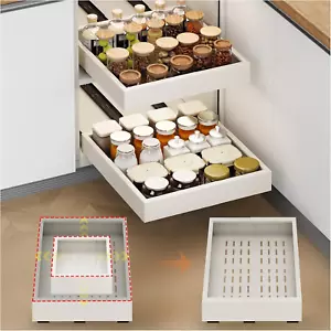 2Pc Pull Out Cabinet Organizer,Width (11"-16"),Depth(17"-24") Expandable with 3 - Picture 1 of 12