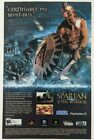 Spartan Total Warrior Print Ad Game Poster Art PROMO Official Xbox PS2 Gamecube