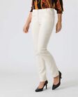 Damen Hose mit leichtem Glanz "creme" Gr. 40 UVP: 99,98€ 1.2585