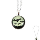 Luminous Necklace Bat Bat Pendant Necklace Jewelry Halloween Theme Bat Necklace