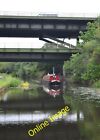 Photo 6X4 Narrow Boat Passing Under The M1 Tinsley Viaduct Tinsley/Sk399 C2012