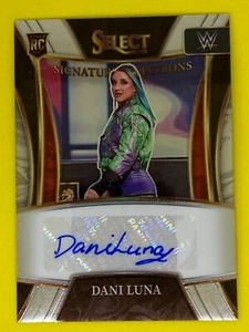 Dani Luna WWE Panini Select 2022 Wrestling Trading Card Auto Signature Rookie RC - Picture 1 of 1