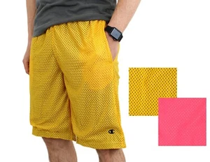 Pantalones cortos de baloncesto Champion de malla para hombre entrepierna de 9,5 pulgadas, dos bolsillos, ropa de gimnasio - Imagen 1 de 9