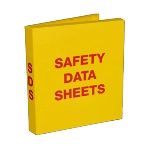 SDS Sicherheitsdatenblattmappe, 1,5" Kapazität, Polypropylenringe, komplett geschlossen - Bild 1 von 6
