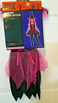 ROUPA DE BRUXA ROSA BONITA HALLOWEEN - Imagem 1 de 2