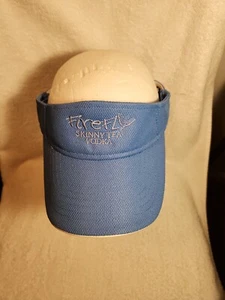 Firefl Skinny Tea Vodka Visor Light Blue Nu-Fit Stretch Band Spell Out Logo - Picture 1 of 7