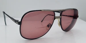 Vintage Marcolin 900 schwarz grau Pilot Metall Sonnenbrille Italien NUR RAHMEN - Bild 1 von 7