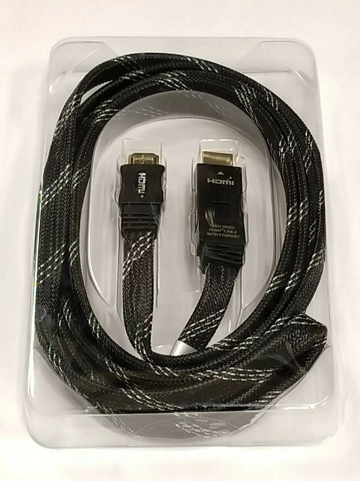 Deluxe HDMI Braided Cable Cord for XBOX ONE 360 PS3 PS4 SWITCH HDTV 10ft - Image 1 of 1
