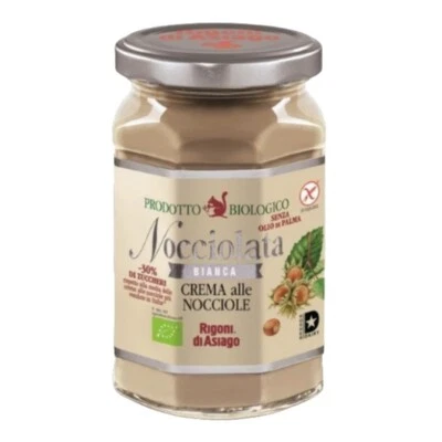 Rigoni di Asiago Nocciolata Bianca 270g Organic Hazelnut Spread - Image 1 of 4