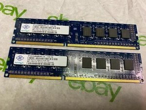 Nanya 4GB (2X2GB) PC3-10600 DDR3-1333MHz non-ECC Unbuffered CL9 240-Pin DIMM - Picture 1 of 1