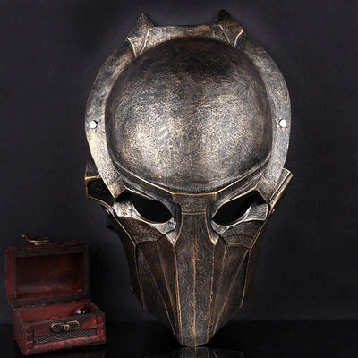 Máscara de águilas depredador alienígenas vs. Película Depredador Halloween Deluxe Adulto Fiesta Prop Foto 1 de 2