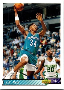 1992 J.R. Reid 34 Upper Deck 308 Basketball Sports Trading Card - Picture 1 of 2