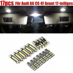 SMD LED interior lighting complete set for Audi A6 C6 4F Avant 17-piece - Picture 1 of 9