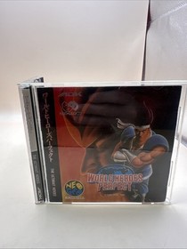 SNK NEO GEO CD World Heroes Japan NEOGEO Game US Seller