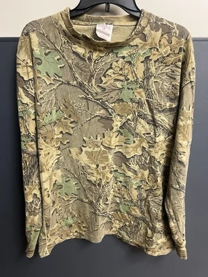 Camiseta De Colección Wrangler Rugged Wear Advantage Camuflada Manga Larga Caza Talla L Verde Foto 1 de 4