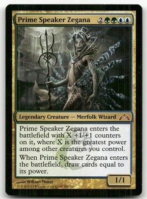 Prime Speaker Zegana #188 (LP) Gatecrash GTC Magic MTG - Image 1 of 2