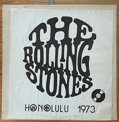 THE ROLLING STONES HONOLULU 1973 VINYL LP MICK JAGGER KEITH RICHARDS BEATLES - Image 1 of 3