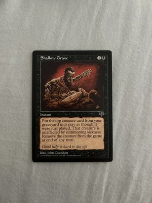 Shallow Grave Mirage MTG Magic The Gathering Card LP - Image 1 of 3