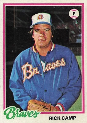 1978 Topps - Rick Camp #349, EX - Image 1 of 2